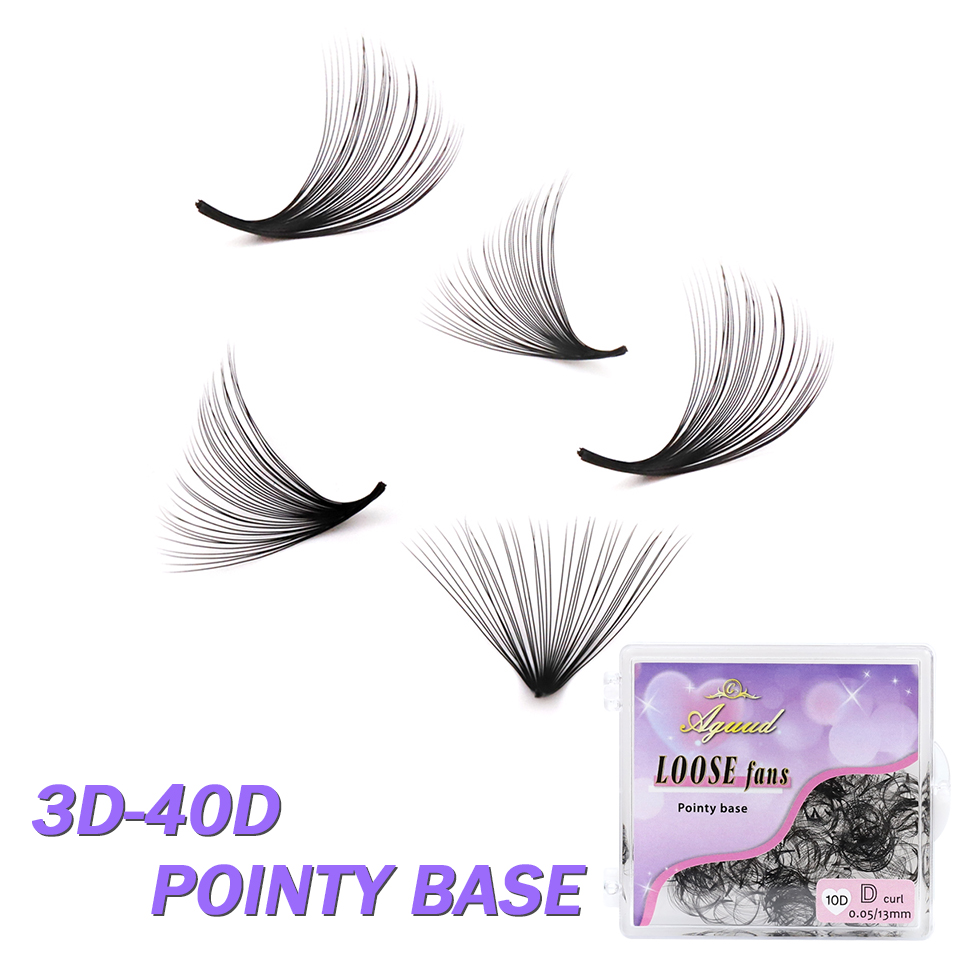 Eyelash Extension Review - AGUUD 30D 40D кластер свободные веерные