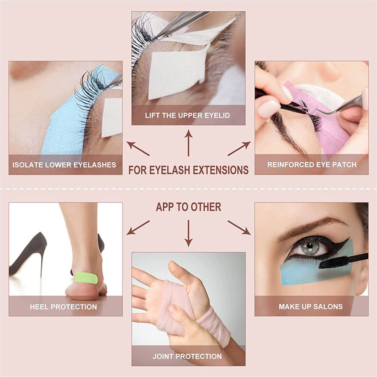 Мерная силиконовая гелевая лен – обзор и цена Tape Breathable Lash