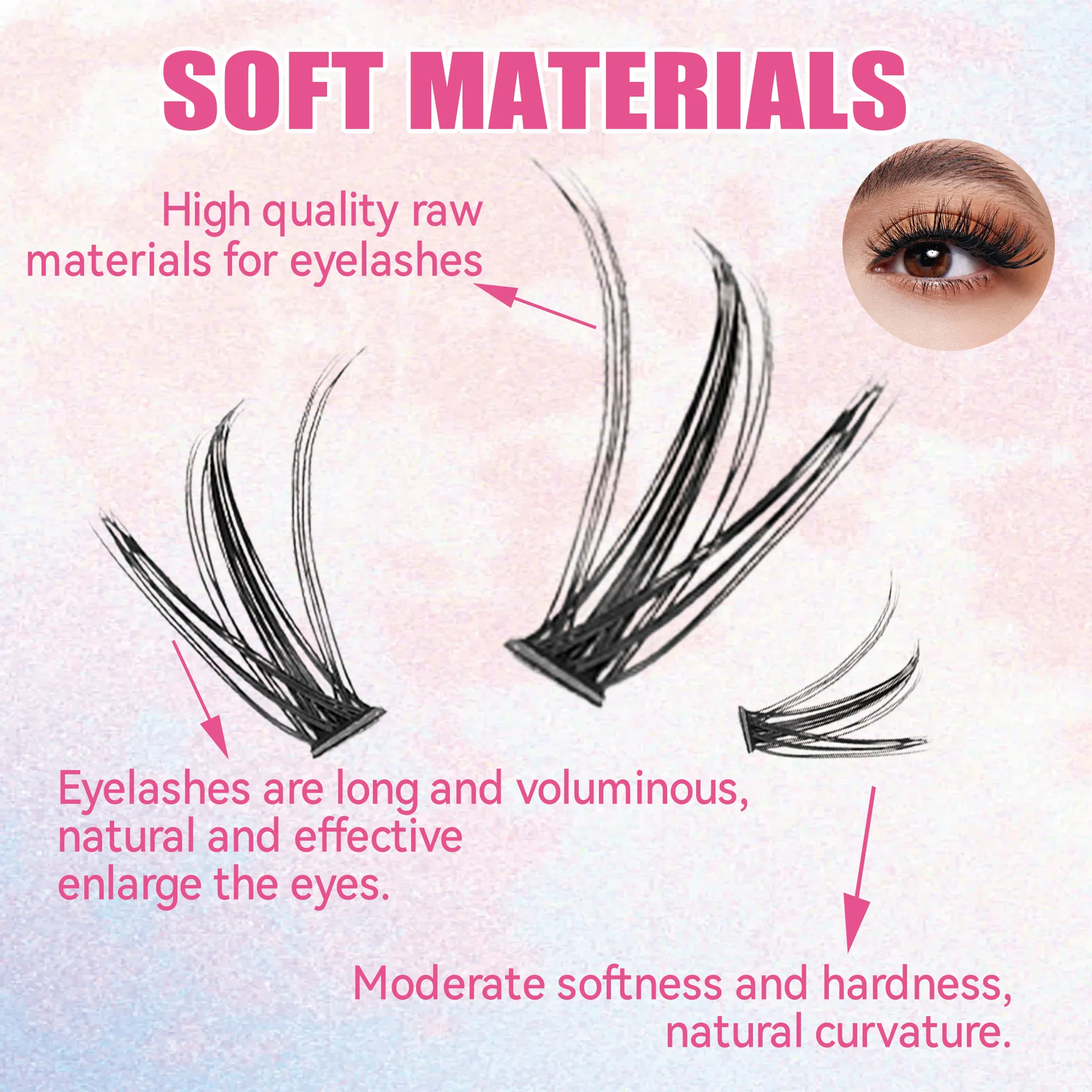 Накладные ресницы, 200 шт., кл – обзор и цена Eyelash Extension Review