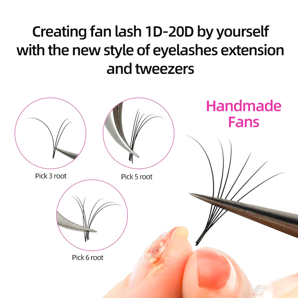Ресницы Накладные RUJADE черны – обзор и цена Eyelash Extension Review