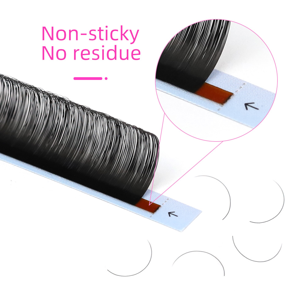 Ресницы Накладные RUJADE черны – обзор и цена Eyelash Extension Review